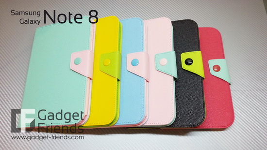 เคส Samsung Galaxy Note8 Leather Stand - เคสหนัง ผิวสัมผัสเม็ดทราย จับกระชับมือ ตัวเคสสามารถจับวางเป็น Stand ขณะใช้งาน TPU ห่อหุ้มรอบตัวเครื่่องทั้ง 4 ด้าน ปิดด้วยกระดุมล็อคอย่างแน่นหนา ตกยังไงก็ปลอดภัย คุณภาพเยี่ยม By Gadget Friends