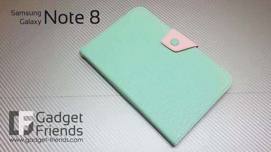 เคส Samsung Galaxy Note8 Leather Stand - เคสหนัง ผิวสัมผัสเม็ดทราย จับกระชับมือ ตัวเคสสามารถจับวางเป็น Stand ขณะใช้งาน TPU ห่อหุ้มรอบตัวเครื่่องทั้ง 4 ด้าน ปิดด้วยกระดุมล็อคอย่างแน่นหนา ตกยังไงก็ปลอดภัย คุณภาพเยี่ยม By Gadget Friends