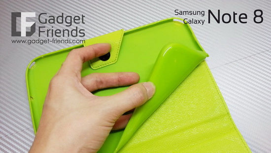 เคส Samsung Galaxy Note8 Leather Stand - เคสหนัง ผิวสัมผัสเม็ดทราย จับกระชับมือ ตัวเคสสามารถจับวางเป็น Stand ขณะใช้งาน TPU ห่อหุ้มรอบตัวเครื่่องทั้ง 4 ด้าน ปิดด้วยกระดุมล็อคอย่างแน่นหนา ตกยังไงก็ปลอดภัย คุณภาพเยี่ยม By Gadget Friends