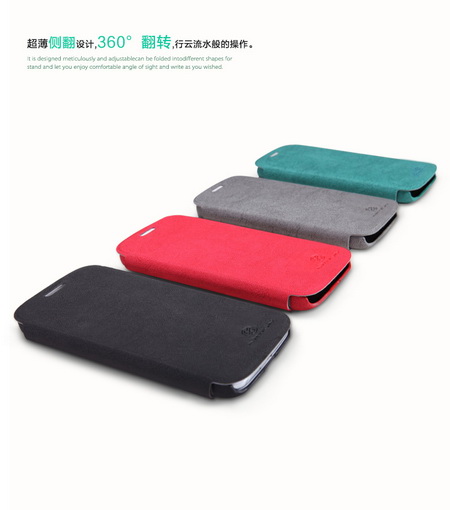 Nillkin-Tree-texture Leather-Samsung-Galaxy-S4-ซองหนังปิดหน้าจอ