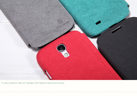 Nillkin-Tree-texture Leather-Samsung-Galaxy-S4-ซองหนังปิดหน้าจอ