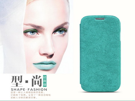 Nillkin-Tree-texture Leather-Samsung-Galaxy-S4-ซองหนังปิดหน้าจอ