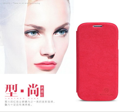 Nillkin-Tree-texture Leather-Samsung-Galaxy-S4-ซองหนังปิดหน้าจอ