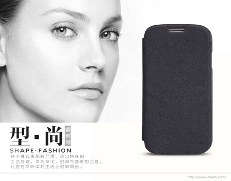 Nillkin-Tree-texture Leather-Samsung-Galaxy-S4-ซองหนังปิดหน้าจอ