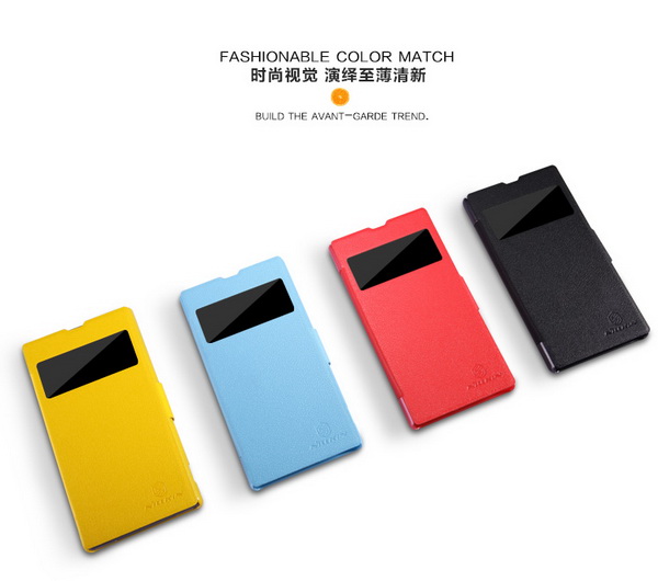 เคสมือถือ-เคส-Sony-XPERIA-Z1-ซองหนัง-ฝาปิด-Nillkin-Gadget-Friends10