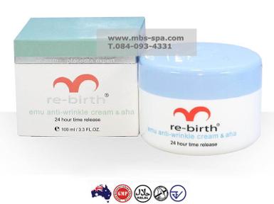  ครีมนกอีมูลดริ้วรอย rebirt Emu anti-wrinkle cream with AHA ออกฤทธิ์ 24 ชั่วโมง จากออสเตรเลีย