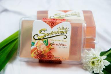 สบู่ล้างหน้าทับทิมสุพรีม (POMEGRANATE SOAP)