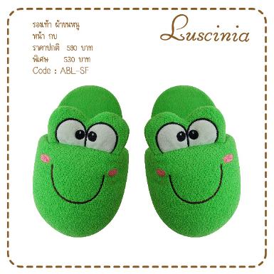  รองเท้าแตะสำหรับใส่ในบ้าน หน้ากบ