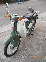 2. C90 ถังแยก..สีเขียวโบราณ..(คันที่2)..เบาะยาว+ภาษีปี55+พรบ+ชุดโอน..24000