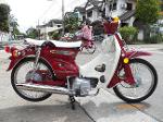 6. C90..สีแดงมุข..(คันที่6)..งานชุบปัดเงา..ภาษีปี55+พ รบ+ชุดโอน..22000