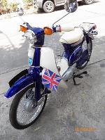 4. C90..สีน้ำเงินเหลือบม่วง..(คันที่4)..ระบบCDI