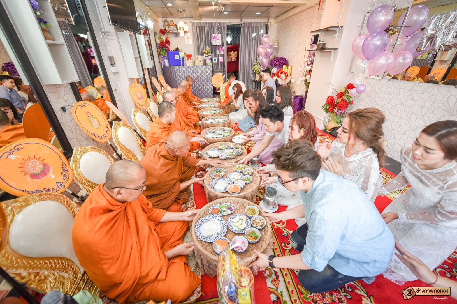 ทำบุญบ้าน ทำบุญบริษัท ทำบุญขึ้นบ้านใหม่ อาหารทำบุญขึ้นบ้านใหม่