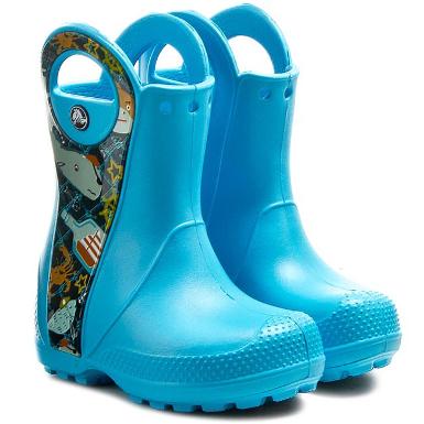 crocs Handle It Sea Life K Rain Boot (Toddler/Little Kid)