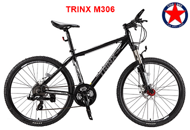 เสือภูเขา TRINX M306 เฟรมอลูมิเนียม เกียร์ 24 สปีด ดุมแบร์ริ่งสี ล้อ 26นิ้ว ล็อคโช๊ค