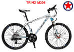 เสือภูเขา TRINX M306 เฟรมอลูมิเนียม เกียร์ 24 สปีด ดุมแบร์ริ่งสี ล้อ 26นิ้ว ล็อคโช๊ค