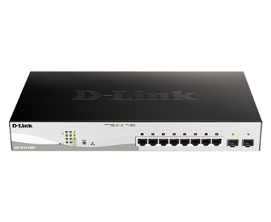 D-LINK DGS-1210-10MP 10-Port Gigabit Smart Managed PoE Switch