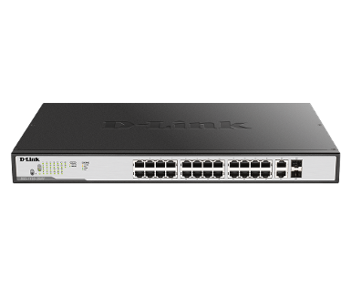 D-LINK DGS-1100-26MPV2 26-Port PoE Gigabit Smart Managed Switch