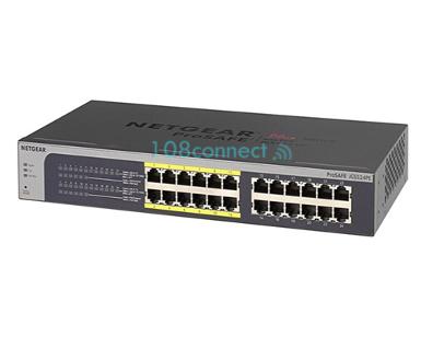 NETGEAR JGS524PE 24-Port Gigabit Switch with 12-Port PoE, PoE budger 100w