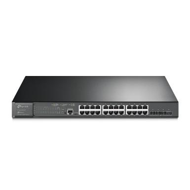 TP-LINK TL-SG3428XMP 24-Port Gigabit and 4-Port 10GE SFP+ L2+ Managed Switch with 24-Port PoE+