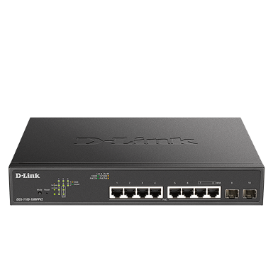 D-LINK DGS-1100-10MPPV2 10-Port Gigabit PoE++ Smart Managed Switch