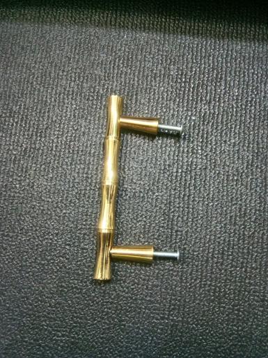 Brass Bamboo Handle Item Code CBB.18C size long 120 mm. diameter 12 mm. high 26 mm.(under )