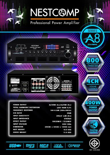 K08 - NESTCOMP A8 4CH ACDC