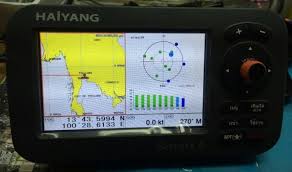 ซาวเดอร์+ดาวเทียมHAIYANG HD-50CFจอ5"หัวทองเหลืองความถี่200KHz